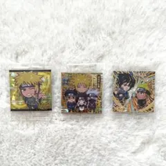 NARUTO忍界シールウエハースレア3点セット