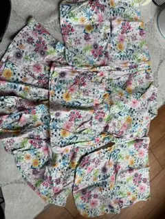キッズ 浴衣ドレス 花柄 セパレート　130〜140のサムネイル