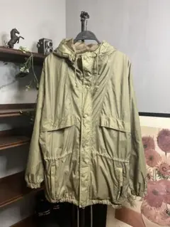 【訳あり】　HELLY HANSEN　オリーブ マウンテンパーカー M