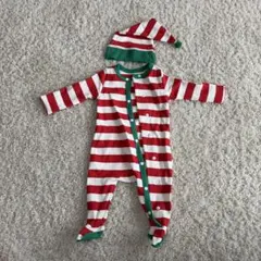 0-3m クリスマスロンパース
