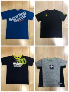 160 ドライ 半袖 Tシャツ 4枚セット まとめ売り 男の子