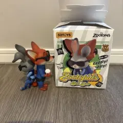 52Toys ズートピア　フィギュア　ニック　ジュディ