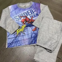 スパイダーマン 長袖パジャマセット120cm マーベル　スウェット