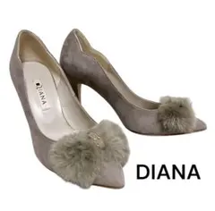DIANA ダイアナ パンプス ヒール シューズ 22.5 レディース