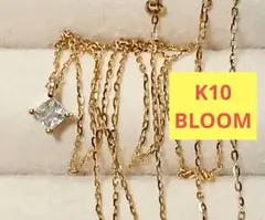 K10ネックレス K10スクエアーネックレス　BLOOMネックレスのサムネイル