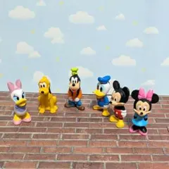 ディズニー　ガチャプレイハウス　人形6体セット