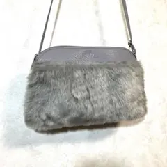 KBF ケービーエフ 2WAY ファーポシェット ショルダーバッグ　kbf