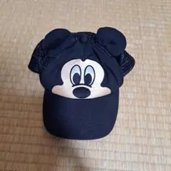 Disney ミッキーマウス耳つき　 メッシュキャップ ブラック 52～54cmのサムネイル