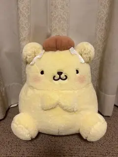 ポムポムプリン　まるまるおみみBIGぬいぐるみ　サンリオ　新品　Sanrio