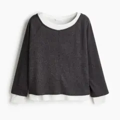 H&M レイヤード長袖トップス ２枚セット