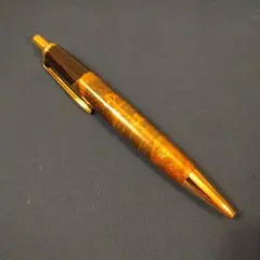 ボナンペン シャーペン0.5mm(花梨紅白/色物金具・古風) 値下げOK