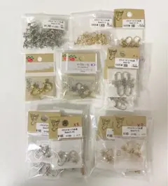 アクセサリーパーツ・イヤリング丸皿【まとめ売り】