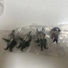 ズートピア2 ならぶんです パウバード3個ジュディー1個　4個セット