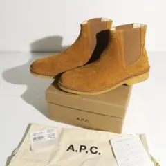 希少 旧タグ スエード】A.P.C. ボストンバック ブラウン チュニジア製