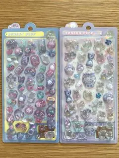 ボンボンドロップシール　ナイトミャウ　ピコピコボンボン　２枚セット