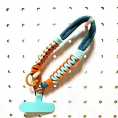 【新品】スマホストラップ　ハンドストラップ　(グリーン)