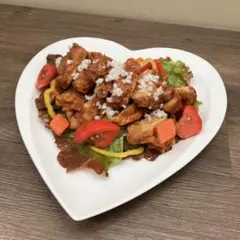 3F 超リアル! ビンテージ 食品サンプル ハート型 ドリア ランチ