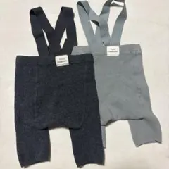 Funny Lazybones サスペンダーレギンス 2色セット　S M