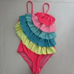 H&M 女の子用 ワンピース水着 122/128