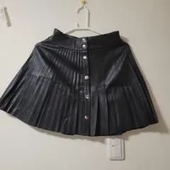 ZARA 黒 プリーツスカート XS
