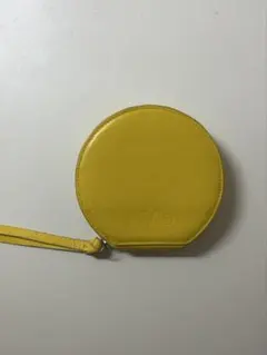 MM6 イエロー ラウンド型コインケース