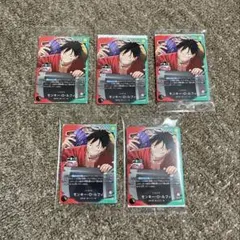 一番くじ ワンピースカードゲーム プロモ モンキー・D・ルフィ 5枚セット
