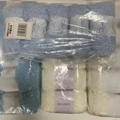 대량으로 판매되는 원사, 파란색과 흰색, 20 볼