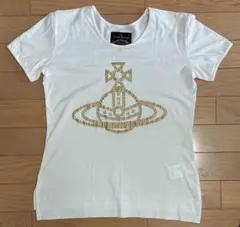 Vivienne Westwood Tシャツ オーブ スタッズ 白　美品のサムネイル