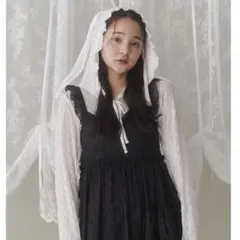 merry jenny rabbit レースフードトップス