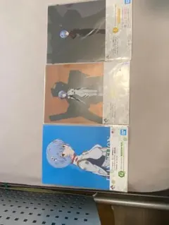 【綾波3種セット！】新世紀エヴァンゲリオン/クリアファイル/一番くじ Ｆ