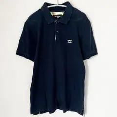 BILLABONG ビラボン　ポロシャツ　ネイビー　メンズ　トップス M 紺のサムネイル