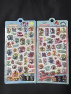 ズートピア2 立体シール　2枚セット