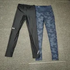 UNDER ARMOUR レディースコンプレッション レギンス＆ユニクロレギンス