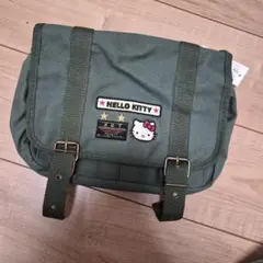 HELLO KITTY ショルダーバッグ グリーン 当時物 美品