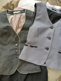 Folk & ENJOY ビジネスベスト 2点セット