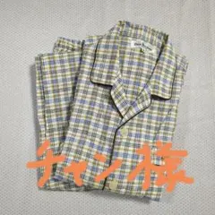 メンズ長袖パジャマ　上下セット　Ｍサイズ