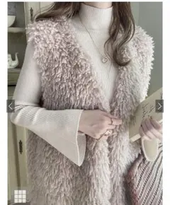 ニットトップス アイボリー