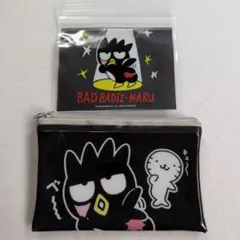 バッドばつ丸♡ ミニポーチ、ミニジップバッグセットのサムネイル