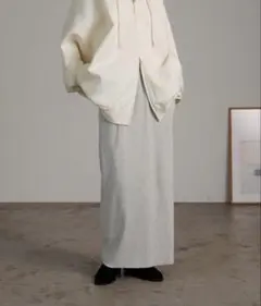 lowrysfarm カットリブタイトスカート