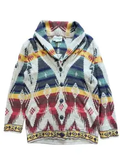DENIM & SUPPLY RALPH LAURENネイティブ柄カーディガンS