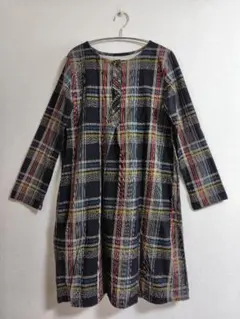 サニークラウズ / チェック柄チュニックワンピース