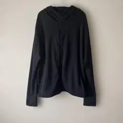 ユニクロ エアリズムUVカットフルジップパーカ　XXL ブラック