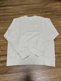 Lサイズ ナイキ トレーナー クリーム色ホワイト スウェット