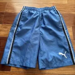 PUMA 水着 青 ストライプ　キッズ