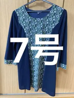 ローラアシュレイ8部袖チュニック