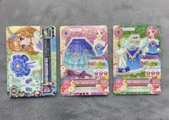 アイカツカード フラワーピルエット 3枚セット