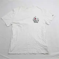 &トミー ジーンズ Take it Easy プリントTシャツ ホワイト系 XLのサムネイル