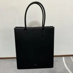 ブラック トートバッグ 合成皮革