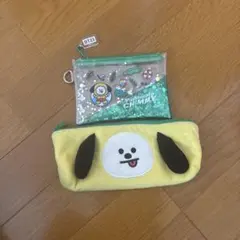 BT21 CHIMMY ポーチ ペンケース 2点セットのサムネイル