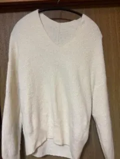 niko and... アイボリー Vネックセーター